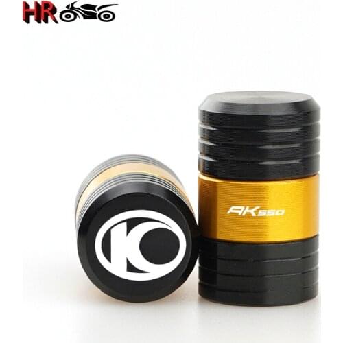 2021 With Logo "AK550" For KYMCO AK 550 All Yaers Motorcycle CNC Accessories Wheel Tire Valve Stem Caps Air Aps Airtight Covers