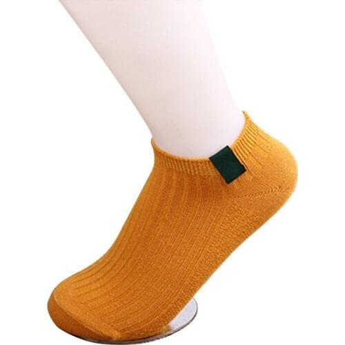 3pairs=6pcs/lot 2020 New Fashion Spring Summer women Cotton Socks Casual women Socks Solid Color Short High Quality Socks