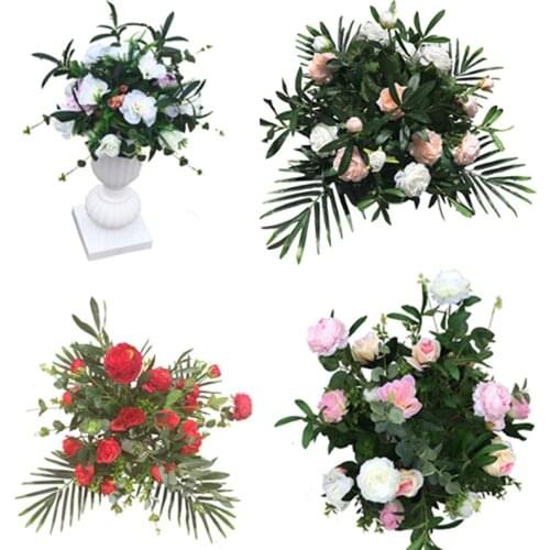 35/45/50cm artificial flower ball rose peony Floral flower fake flower wedding road guide decoration wedding Tstage dance props