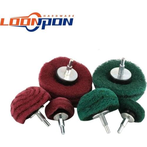 50 mm 75 mm 100 mm Mounted Sanding Mop Polishing Pad Wheel