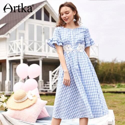 Платья с коротким рукавом Artka China At AliExpress