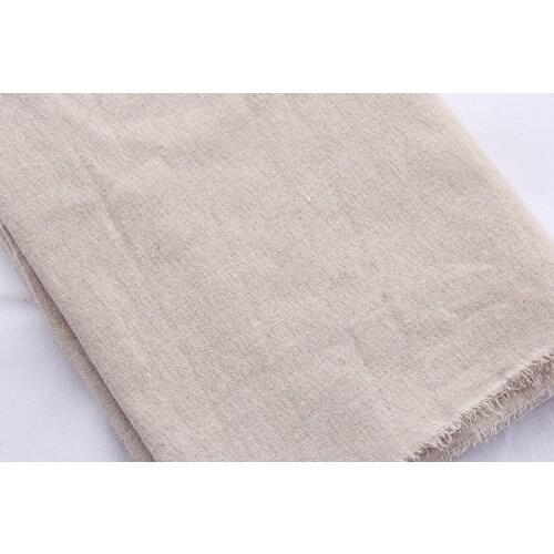 Free shipping Linen color plain color cotton linen cloth coarse linen fabric hand DIY fabric cloth home cloth
