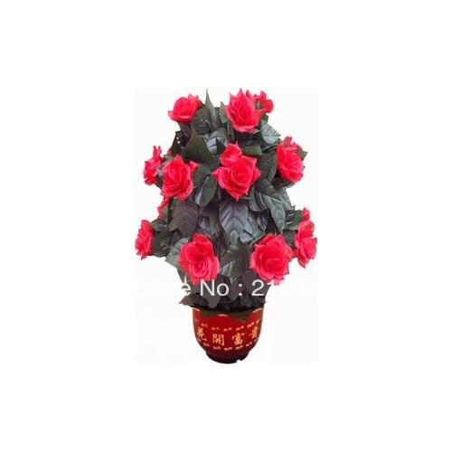 Free Shipping Remote-Control Blooming Flower Bush 20 Flowers Magic Tricks