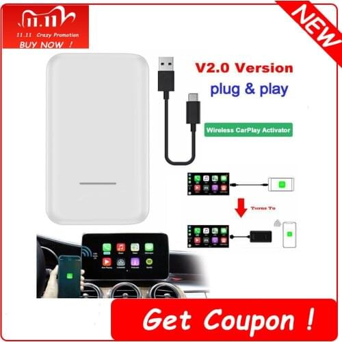 Carlinkit CarPlay Wireless Activator for Audi Wolkswagen Volvo Original Car with USB Cable CarPlay Wireless Carplay Adapter