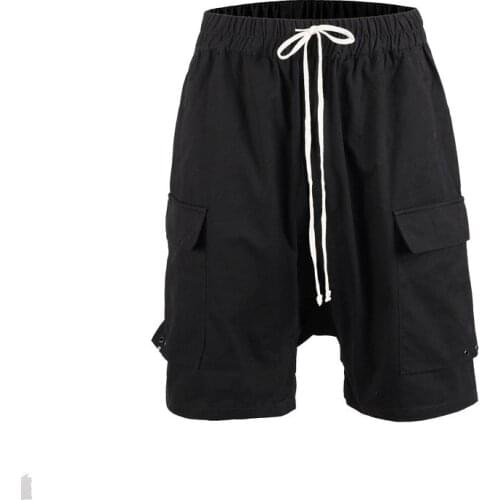 Black Shorts 2020 Men Women Multifunctional Pockets Sport Shorts Outdoor Streetwear Oversize High Quality Overalls Stereoscopic