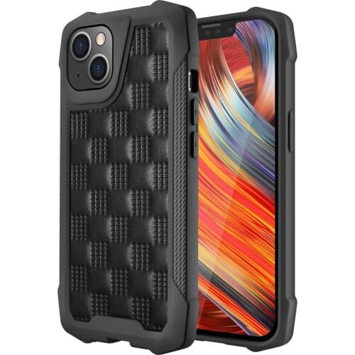 For iPhone 12 Pro Max ,for iPhone 12 Mini Case Shockproof Protective Case PU Leather Vanpi Anti-fall Double Anti-Slip Hand Grip