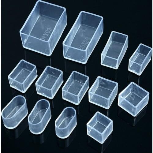 IU 4pcs/set Chair Leg Caps Rubber Feet Protector Pads Furniture Table Covers Socks Hole Plugs Dust Cover Furniture Leveling Feet