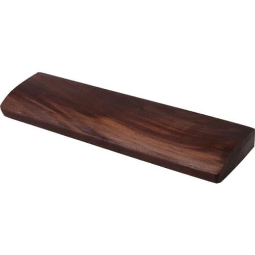 Walnut Wooden Keyboard Wrist Support Anti-skid Laptop Pad For 60 Key
