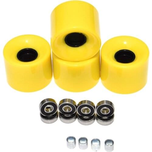 NEW-4Pcs/Set Cruiser Skateboard Wheels Blank Pro 60X45mm Longboard Wheel Fit 22 Inch Skate Board
