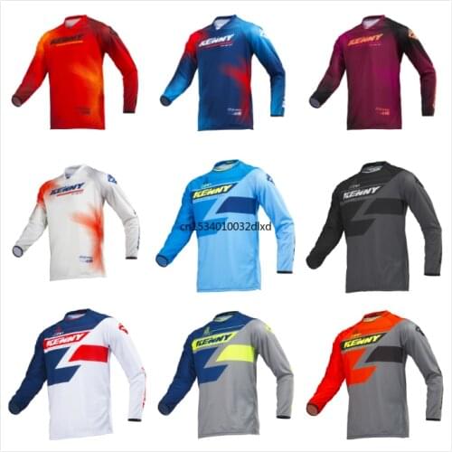 NEW 2021 Quick dry Kenny Moto Jersey MX bike Bike Motocross Jersey BMX DH MTB T Shirt Clothes Long Sleeve MTB Breathable Shirt
