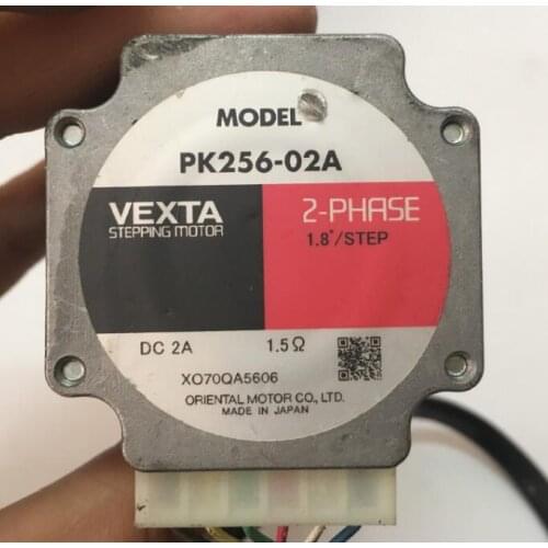 PK256-02A Used One , Stepper motor, Good Working Free Shipping