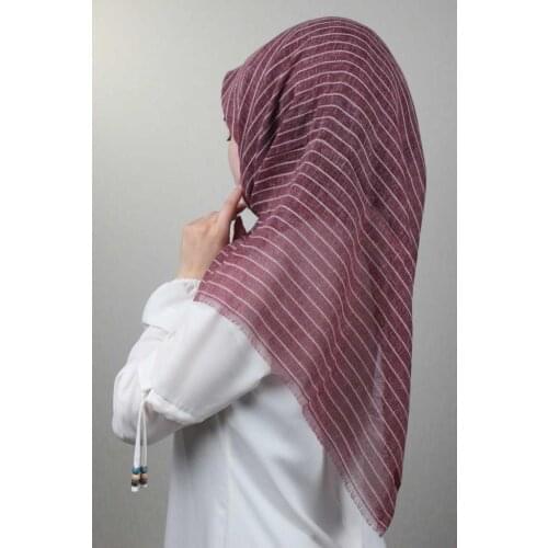 POLOİST PATTERNED LINDA COTTON SCARF-DESEN-01-RENK-02