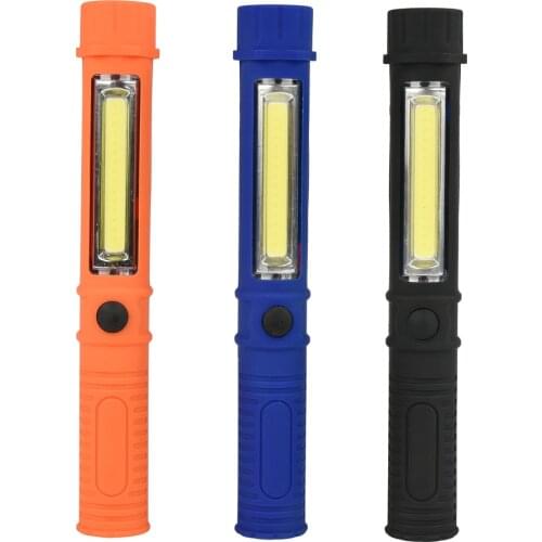 Portable COB LED Flashlight Lamp Penlight Magnetic Flashlight Hand Torch Lamp Lanterna Camping Fishing Work Light