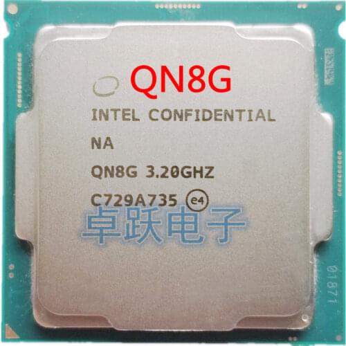 QN8G i7 8700K ES CPU INTEL 6 core 12 threads 3.2Ghz,Support Z370 and other eight-generation motherboards, do not pick the board