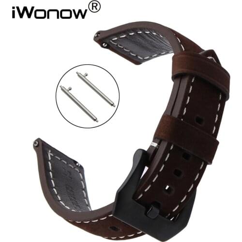 22mm Quick Release Italian Genuine Leather Watchband for Timex CK Calvin Klein Armani Diesel DZ Fossil Watch Band Wrist Strap