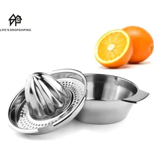 Hot sale Mini Juicer Handhold Orange Lemon Juice Maker Stainless Steel Manual Squeezer Press Squeezer Citrus Juicer 1pcs