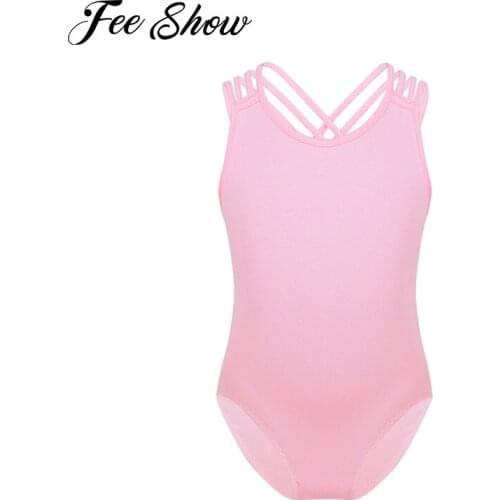 Feeshow Kids Ballerina Leotard Girls Ballet Dress For Children Dance Clothing Kid Ballet Dance Gymnastics Leotard