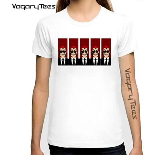 VagaryTees The House of Paper T-shirt Money Heist men La Casa De Papel Dali tshirt funny top fashion new clothes female t-shirt