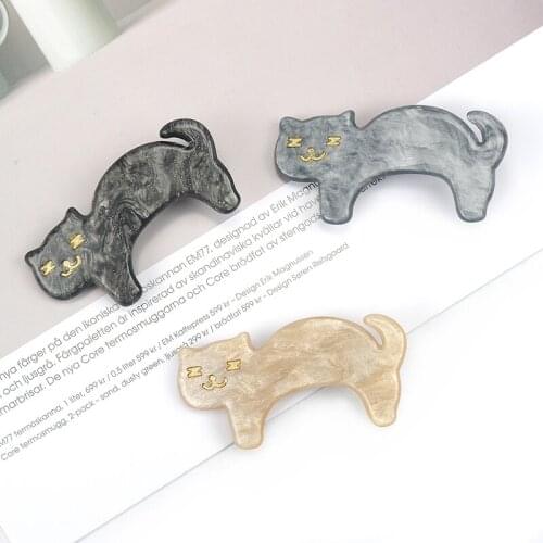 Japan and Korea Lovely Women Hairpin With Acetate Cat Fresh and Temperate Contracted Hair Clip Hair Accessories