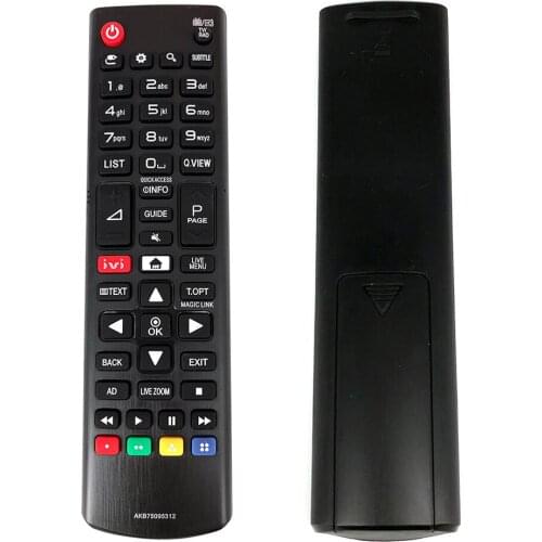AKB75095312 Replacement Remote Control for LG LCD LED TV 24LJ480U 24MT49S 28LK480U 28MT49S 32LJ594U 32LJ600U 32LJ610V