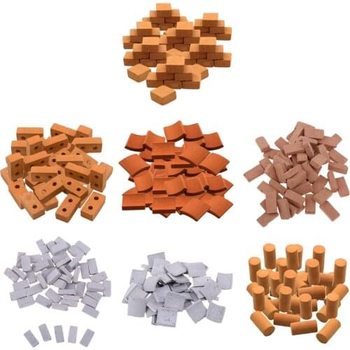 1:8 Realistic Miniature Bricks Model Dollhouse Scenery Landscape Sand Table Scene