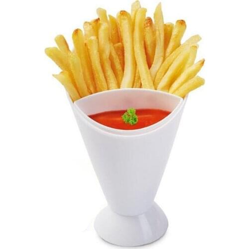 1Pcs Potato Crisps Vegetable Salad Cup Solid Kitchen Utensils Tableware PP Plastic High Temperature Resistance 2018 Fashion
