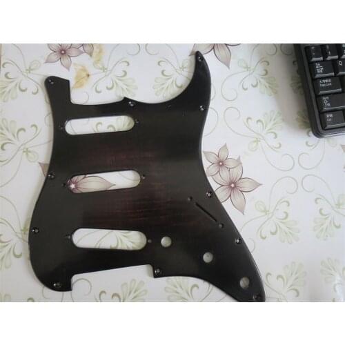 1pcs Best Hand made Maple wood GUITAR SSS Pickguard #2560