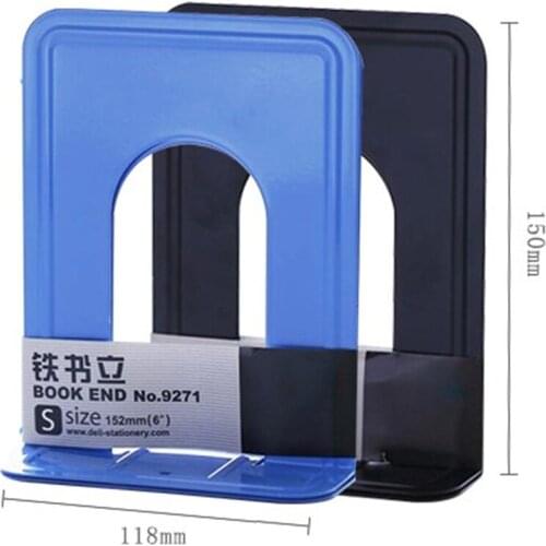 2pcs/lot Cheap Durable Heavy Duty Metal Book End Shelf Bookend Holder Office School Supplies Stationery Student Good Helper