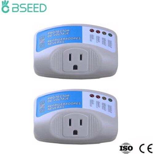 Bseed 2Pack US Surge Protector Voltage Brownout Plug 120V Home Appliance White PC Series US Plug American Standard