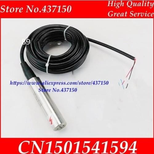 30m 60M 80M 100m cableWaterproof Explosion-proof Cable Submersible Level Transmitter Level Transducer Level Sensor 4-20ma output