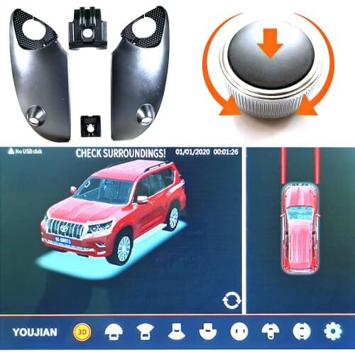 360°Full car image for Toyota Land Cruiser for Toyota Prado special shell 3D 360 panoramic imaging system