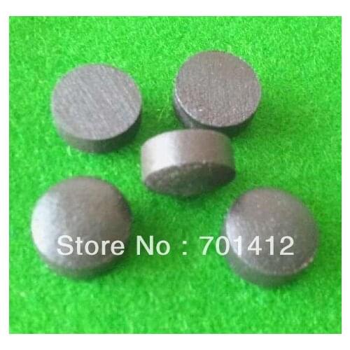 5pcs/lot 13mm jump cue tip/jump break cue tips /hard tips brown color