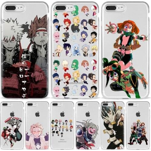Anime My Hero Academia deku bakugou Boku no Hero Academia Phone Case For iphone 11 12Pro Mini 8 7 6 Plus X MAX XR SE2020 Coque
