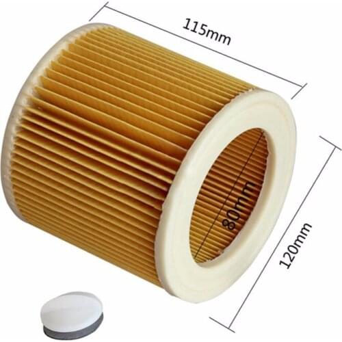 For Karcher Vacuum Cleaners parts Cartridge HEPA Filter WD2250 WD3.200 MV2 MV3 WD3 karcher filter parts air dust filters