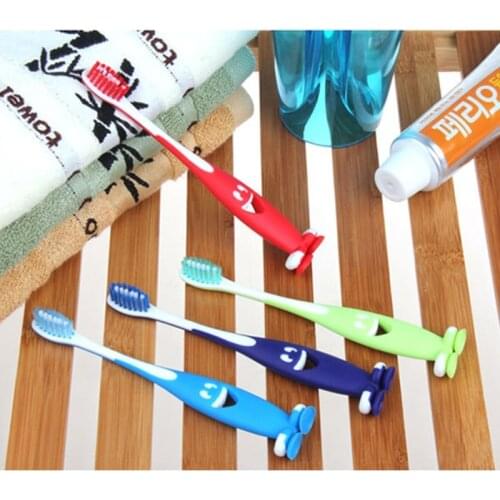 3Pcs Baby Soft-bristled Toothbrush Smiling Tooth Cleaner Training Dental Care Set