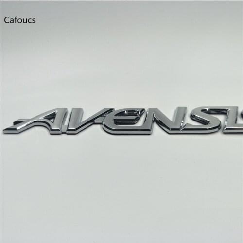 185*23mm for Toyota Avensis Car Rear Tailagte Boot Emblem Stickers Trunk Badge logo Auto Decal