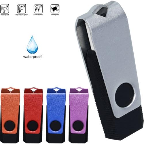 Pen Drive 16GB 32GB custom logo Metal Usb Flash Drive 64GB 128GB USB 2.0 Flash Disk Cle Usb Stick Pendrive Flash Memory Card