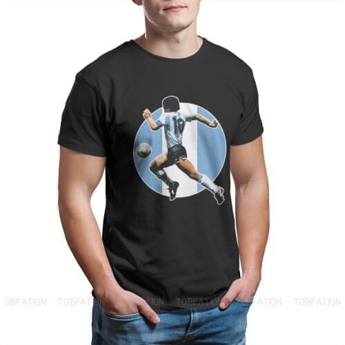 Maradona D10S TShirts Diego Armando Franco RIP Mourns Argentine Football Player The Golden Kid Winner Hand of God Cotton Tops