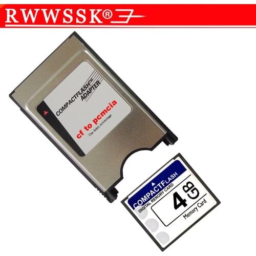 Compact Flash CF Card+PCMCIA card adapter 128MB 256MB 1GB 2GB 4GB 8GB 16GB 32GB 64GB Memory Card for Machine tool Mercedes-Benz