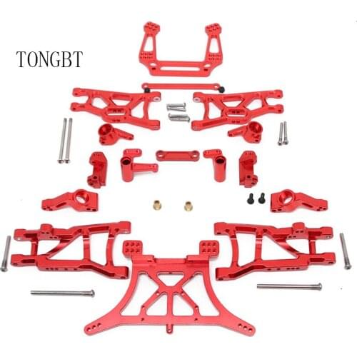 1 Set Aluminum Alloy Metal Upgrade Chassis Parts Kit For TRXXAS SLASH 2WD 1/10 RC Car Truck Parts Accessories KK02