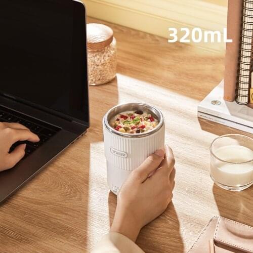 320ml Mini Electric Kettle Multifunction Slow Stew Cup Portable Travel Health Preserving Pot Small Tea Pot Boiled Water Kettle