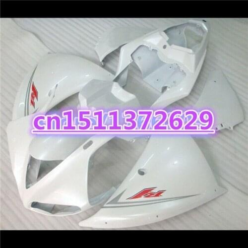 100%new Fairing kit for YZF R1 09 10 11 all white YZF-R1 09-11 YZF1000 R1 09 10 11 YZF R1 2009 2010 2011 Body Kits-Dor D