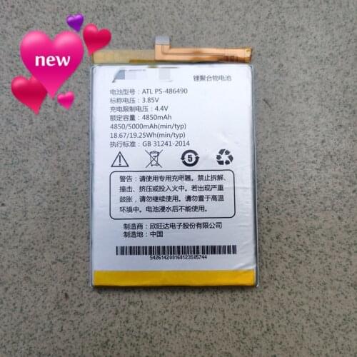 NEW 0 Cycle PS-486490 5000mAh Battery for Asus Pegasus 5000 X005 High Quality Mobile Phone Replacement Accumulator