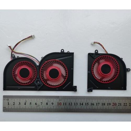 New laptop cpu cooling fan for MSI GS63VR GS73VR GS62 GS72 MS-16K2/16K3/16K4/16K5/17B2/17B1