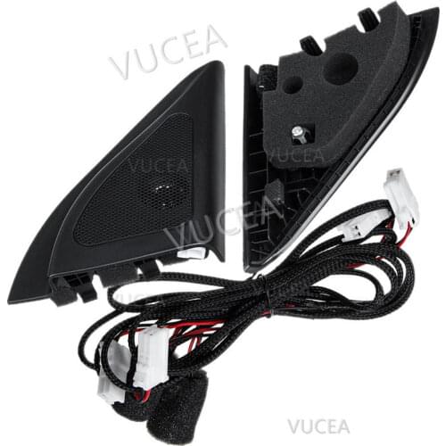 Pair Front Triangle Head Tweeter Speaker with Wire Car Tweeter audio trumpet speakers tweeter For Hyundai ix25 CRETA 2016-2019