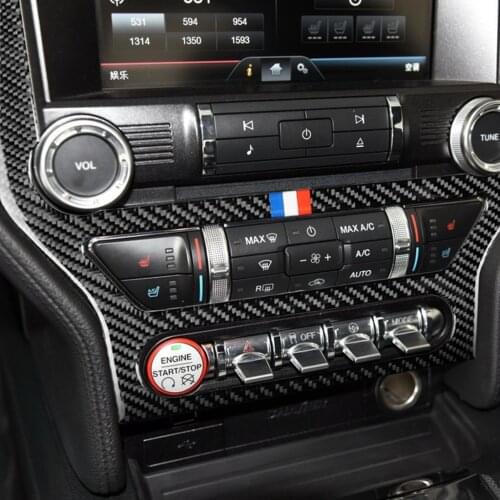 It Is Suitable For Mustang The Carbon Fiber CD Panel One