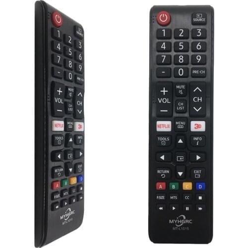 MT-L1015 Smart TV remote control for samsung 3D tv series LED 3D 433mhz with netflix button