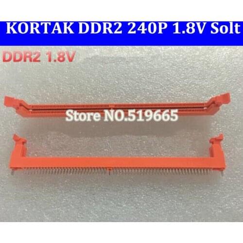 DDR2 240P 1.8V memory slot socket for desktop computer