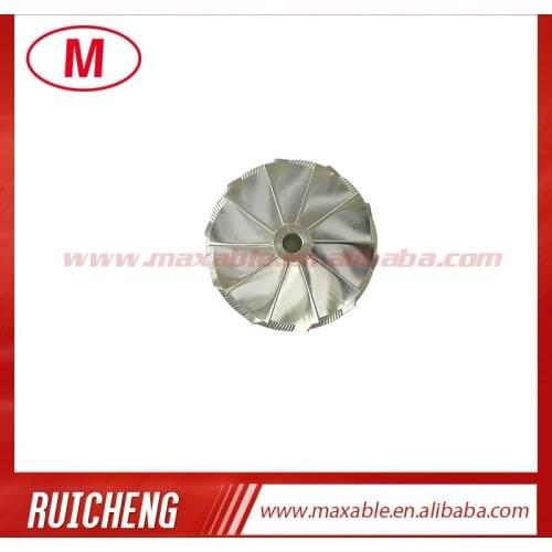 RHF3 37.50/44.00 mm 10+0 blades Reverse high performance turbocharger billet/milling/aluminum 2618 compressor wheel