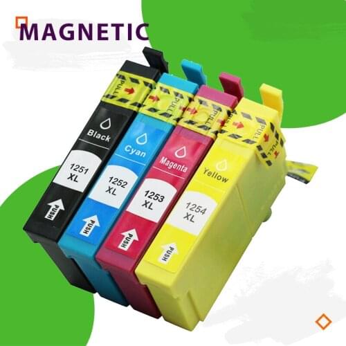 Compatible ink cartridge T1251 T1252 T1253 T1254 for Epson Stylus NX125/NX127/NX130/NX230/NX420/NX530/NX625 Workforce320/323